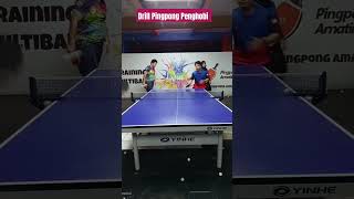 estafet drill pingpong training [upl. by Ahsian]