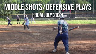 Best Middle ShotsDefensive Plays from July 2024 [upl. by Salokcin]