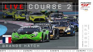 LIVE  Course 2  Brands Hatch  Fanatec GT Europe 2024 Français [upl. by Peregrine]