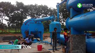 Waste Tire to Oil Recycling Pyrolysis Plant in Bangladesh [upl. by Furey]