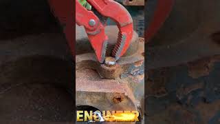 Rusty Nuts 🔩 open Amazing Tools shortsvideo automobile autotools tools automachine [upl. by Ateikan]