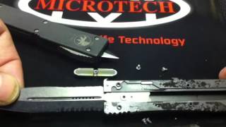 OTF Microtech Knife ultratech cleaning [upl. by Iphlgenia565]