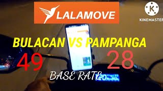 BUHAY LALAMOVE RIDER BULACAN VS PAMPANGA BASE RATE MAGKANO lalamoverider buhayrider [upl. by Elleirbag593]