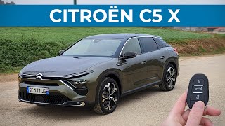 Citroën C5 X  Walkaround  POV Test Drive  PHEV 225 HP [upl. by Yonatan313]