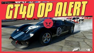 Forza 7  FORD GT40 OP ALARM  Xbox One X [upl. by Hasila818]