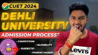 Delhi University Admission 2024 Full Process  DUCUET 2024 SyllabusExam PatternBooksPreparation [upl. by Deni441]