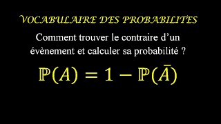 introduction au vocabulaire des probabilité [upl. by Euqinommod]