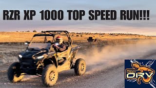 RZR XP 1000  Top Speed Run Video 18 [upl. by Kirred]