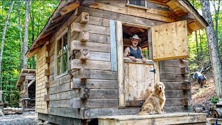 Building an Off Grid Timber Framed Handtool Workshop  Cedar shingle siding Dutch door Front porch [upl. by Block]