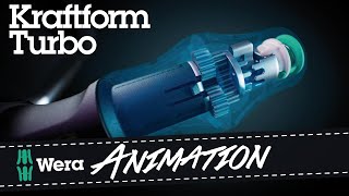 Wera  Kraftform Turbo  Animation [upl. by Starling248]