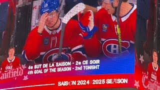 Montreal Canadiens 202425 Goal Horn LIVE At Bell Centre [upl. by Winterbottom513]