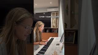 Spre mareINNA inna piano cover singing viral shortsfeed youtubeshorts trend hit [upl. by Berna671]