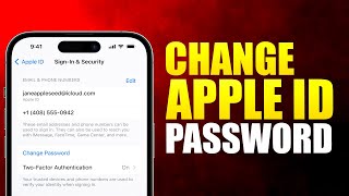 How to change apple id password in iPhone  F HOQUE  change apple id password  apple id [upl. by Mae]