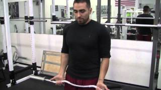 How to Do Reverse Cambered Bar Curls [upl. by Ronn]