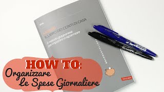 How To Organizzare le Spese Giornaliere  Kakebo e altri rimedi [upl. by Rowland]