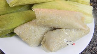 Como hacer TAMALES DE ELOTE DULCES [upl. by Shig]