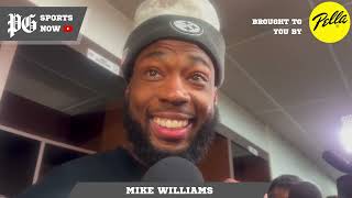 SteelersCommanders reaction Mike Williams thankful after catching gamewinning TD in debut [upl. by Nnyre878]