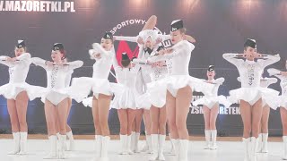 Majorettes MAŻORETKI ORKIESTRY MIASTA LESZNA  Leszno  stage baton senior  Wschowa 2023 [upl. by Hew]