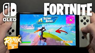 Fortnite on Nintendo Switch OLED 397 [upl. by Sisenej143]