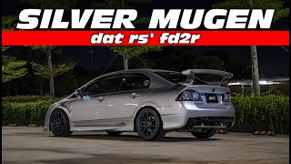 Civic FD2R MUGEN Silver Concept by Dat RS [upl. by Enohsal53]