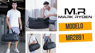 MOCHILA PREMIUM ACADEMIA FITNES VIAGEM TREINO MARK RYDEN MODELO MR2891 [upl. by Theola]