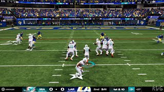 Madden NFL 25  Miami Dolphins vs Los Angeles Rams  Gameplay PS5 UHD 4K60FPS [upl. by Aneg445]