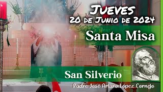 ✅ MISA DE HOY jueves 20 de Junio 2024  Padre Arturo Cornejo [upl. by Suivart]