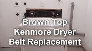 Kenmore Dryer Belt Replacement  How to DIY [upl. by Jeremie]