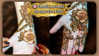 Khafif Mehndi design  khafif Mehndi Design Front Hand  Khafif Mehndi  Mehndi Designs  Mehndi [upl. by Nadabb680]