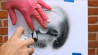 STENCIL ART FOR BEGINNERS Step by Step [upl. by Acinorev797]