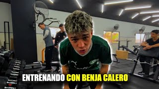 ENTRENANDO CON BENJA CALERO EN EL GIMNASIO [upl. by Rukna701]