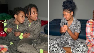 GIRL Throws SUMMER SLEEPOVER PARTY Little Brother RUINS IT [upl. by Ennyroc]