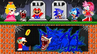 RIP Mario and Shin Sonic Tapes in Super Mario Bros  Game Animation [upl. by Notyep500]