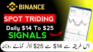 BTC News Update And Binance Spot Treading signal UrduHindi [upl. by Nilrac235]