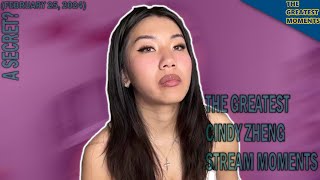 The Greatest Cindy Zheng Stream Moments February 25 2024 [upl. by Sorazal]