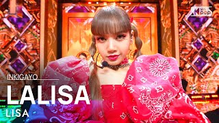 LISA리사  LALISA 인기가요 inkigayo 20210919 [upl. by Ilatan]