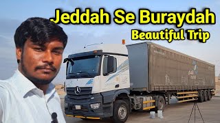 Jeddah Se Buraydah SaudiArabia Truck Driver [upl. by Swisher]