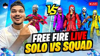 Free Fire Live Solo Vs Squad w TSGRitik Garena Free Fire [upl. by Tiler439]