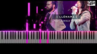 Lléname  Marcos Witt feat Harold y Elena  PIano Tutorial  Piano cover [upl. by Nana482]