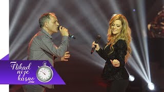 Sasa Trajkovic i Jelena  Jabuke i vino  live  Nikad nije kasno  EM 25  02042018 [upl. by Macegan739]