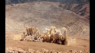 Blasting Pictures at Bingham Canyon Mine [upl. by Nalid320]