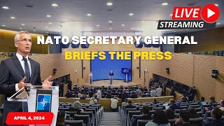 NATO Secretary General Press Conference following NATO Foreign Ministerial – WeAreNATO [upl. by Ahtela]