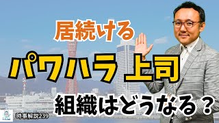 パワハラ上司が居座り続けると、組織はどうなるのか？【時事解説239】 [upl. by Ubana781]