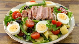 Nicoise Salad Recipe  How to Make Nicosie Salad [upl. by Fia]