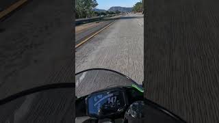 Zx6r top speed zx6r 636 needs 16t up front full exhaust and a tune [upl. by Casilda]