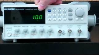 Function Generator Instructional Video [upl. by Arrak]