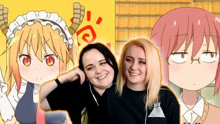 Miss Kobayashis Dragon Maid EP 1 Reaction  An Insane Show [upl. by Dnomsaj]