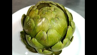 Recette  Comment cuire un artichaut gagner du temps de cuisson  Recipe How to cook an artichoke [upl. by Teerell991]