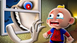 Monster In The Toilet Song 🚽👽  Dont Cry Little Baby 👀  NEW✨ Nursery Rhymes for Kids [upl. by Dripps]