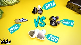 Best IEM under 100  Truthear Hexa Vs Olina SE Vs ER2SE Vs 7Hz Zero [upl. by Kovar]